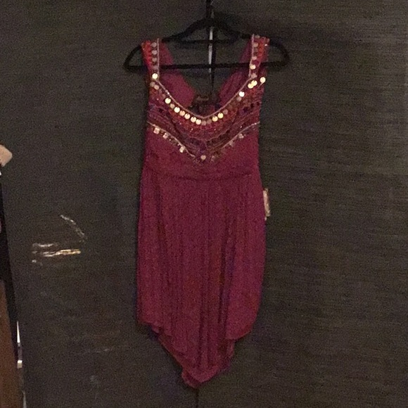 Free People fuchsia dress - Picture 2 of 5